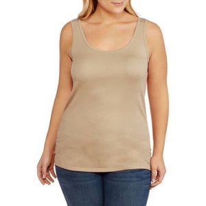 Faded Glory Women's Essential Knit Layering Tank